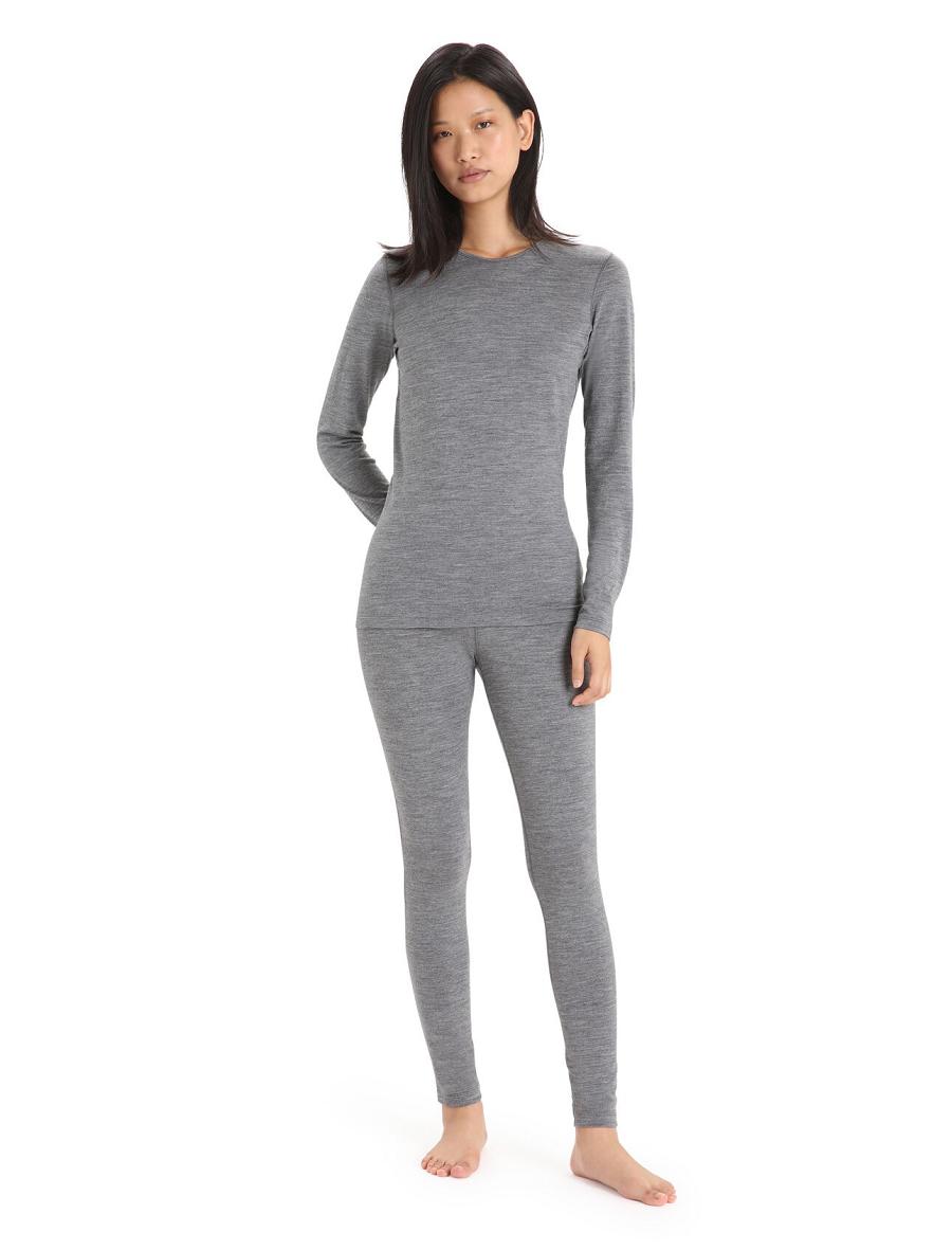 Gritstone Heather Icebreaker Merino 200 Oasis Thermal Women's Leggings | AU 1550MQZA